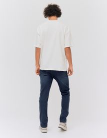 Jean straight délavé