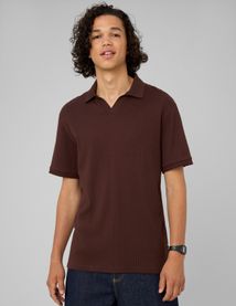 Polo maille c&ocirc;tel&eacute;e