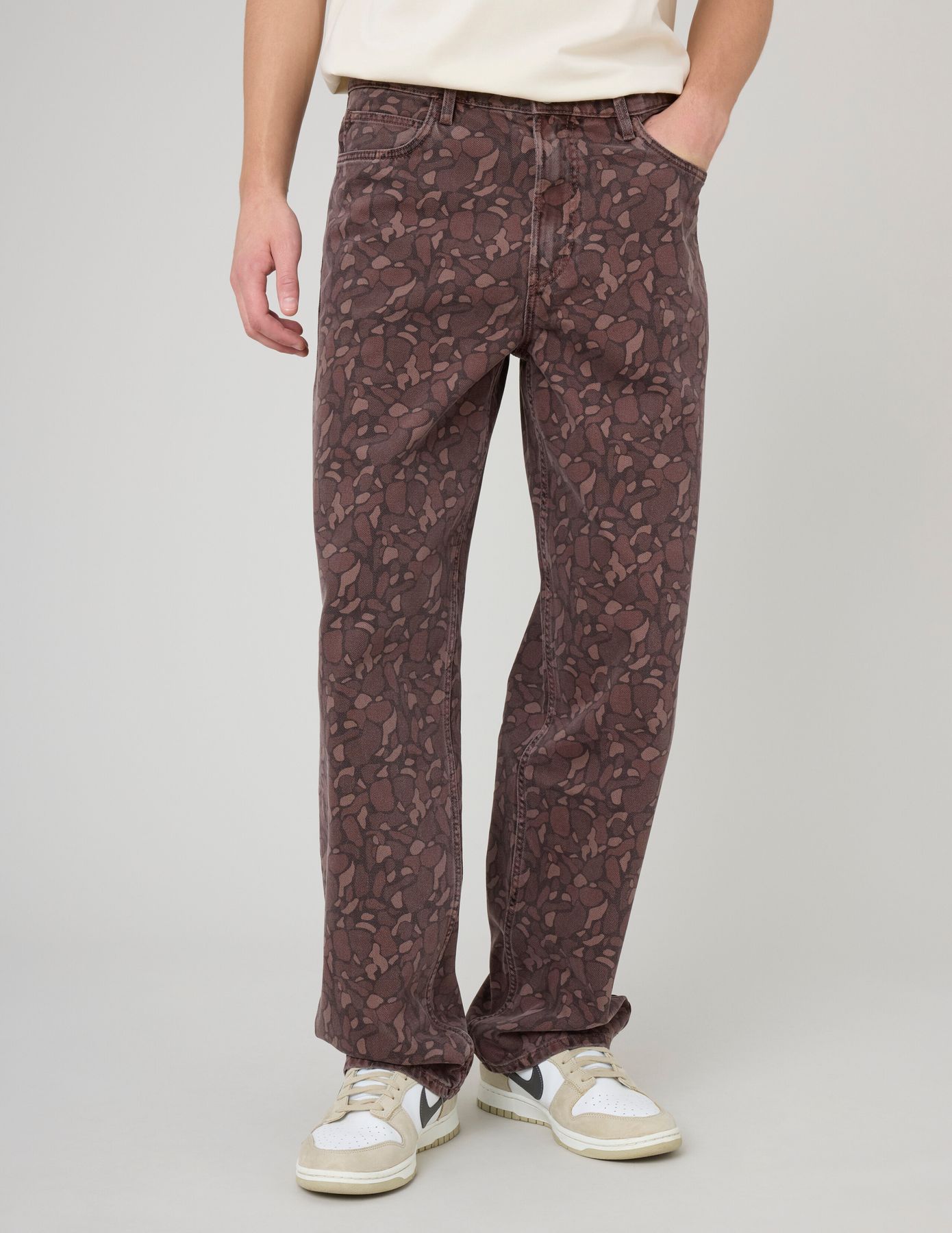 Pantalon loose imprimé