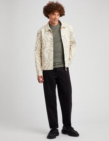 Veste imprimée zippée