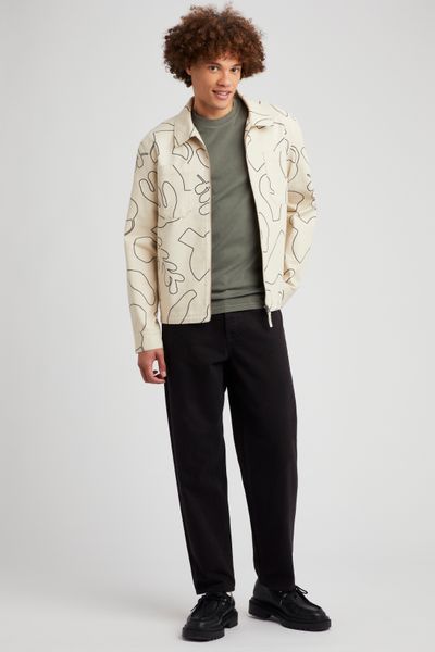 Veste imprimée zippée