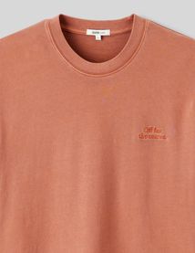 T-shirt broderie poitrine