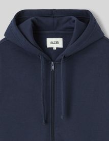 Sweat zipp&eacute; &agrave; capuche