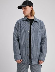 Veste boutonnée à rayures