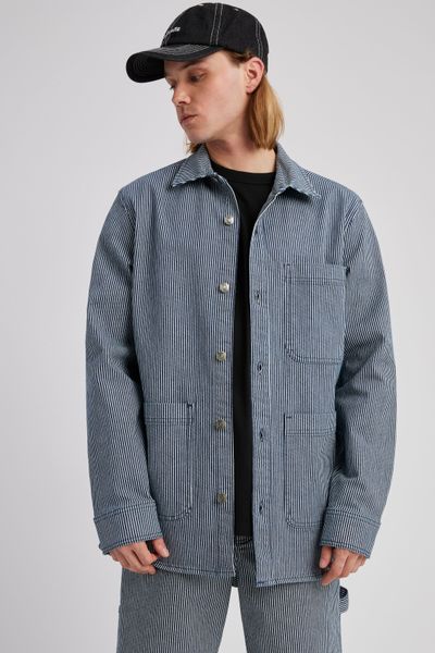 Veste boutonnée à rayures