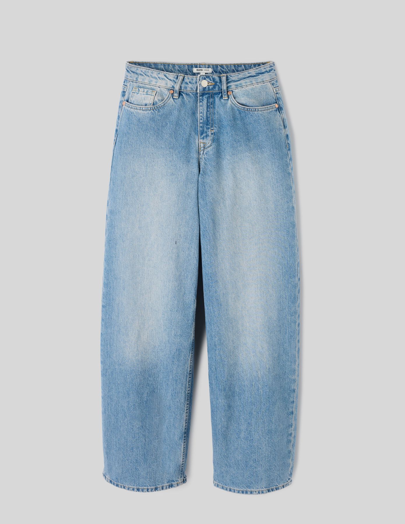 Jean wide leg taille basse