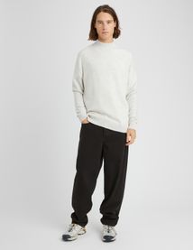 Pull col montant laine