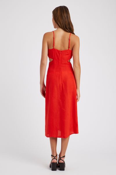 Robe longue en lin