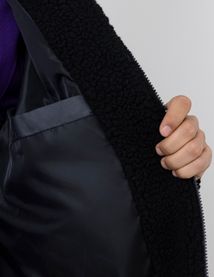 Blouson zipp&eacute; sherpa