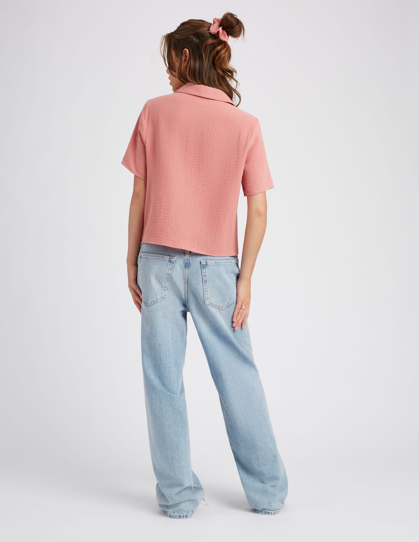 Chemisette en gaze de coton