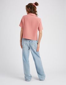 Chemisette en gaze de coton