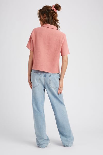 Chemisette en gaze de coton