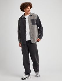 Surchemise en jean patch