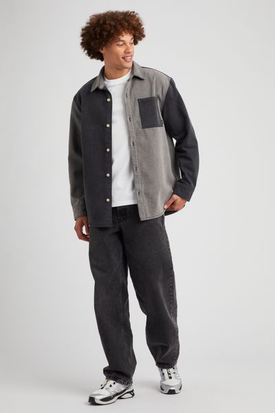 Surchemise en jean patch