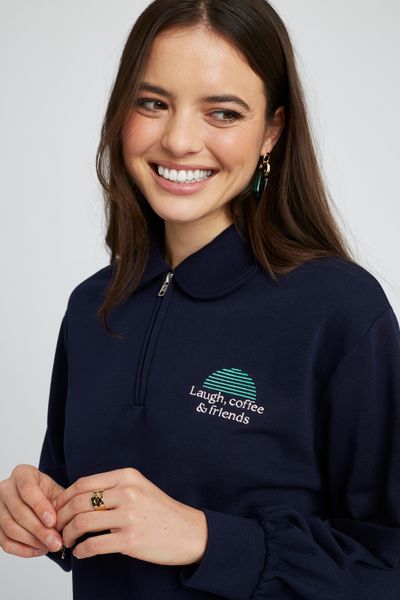 Sweat col polo