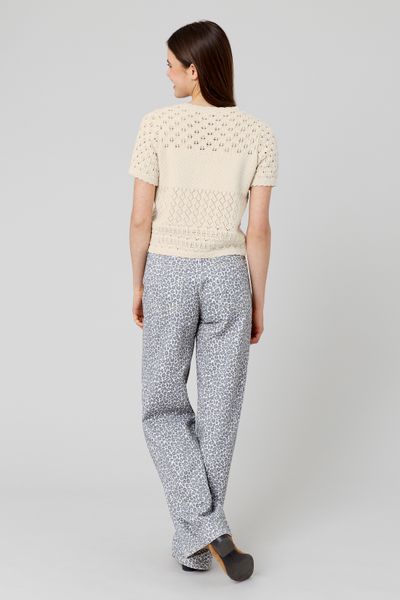 Gilet court en crochet