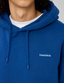 Sweat borderie poitrine