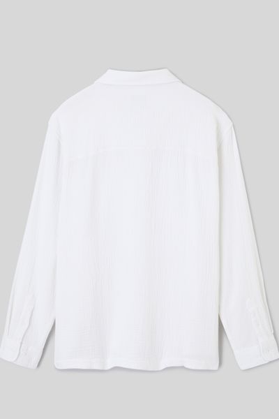 Chemise enfil&eacute;e manches longues