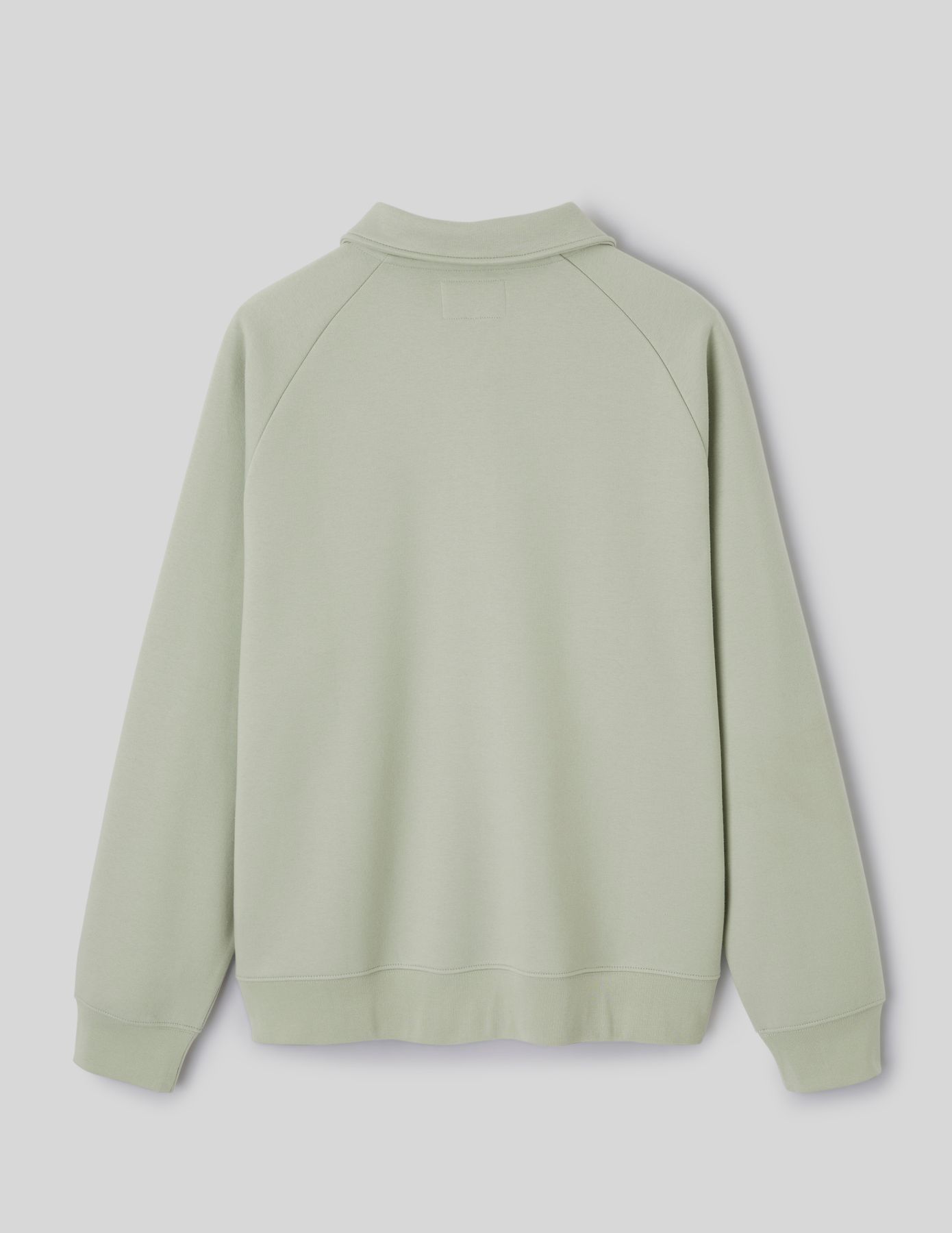 Sweat col polo zipp&eacute;