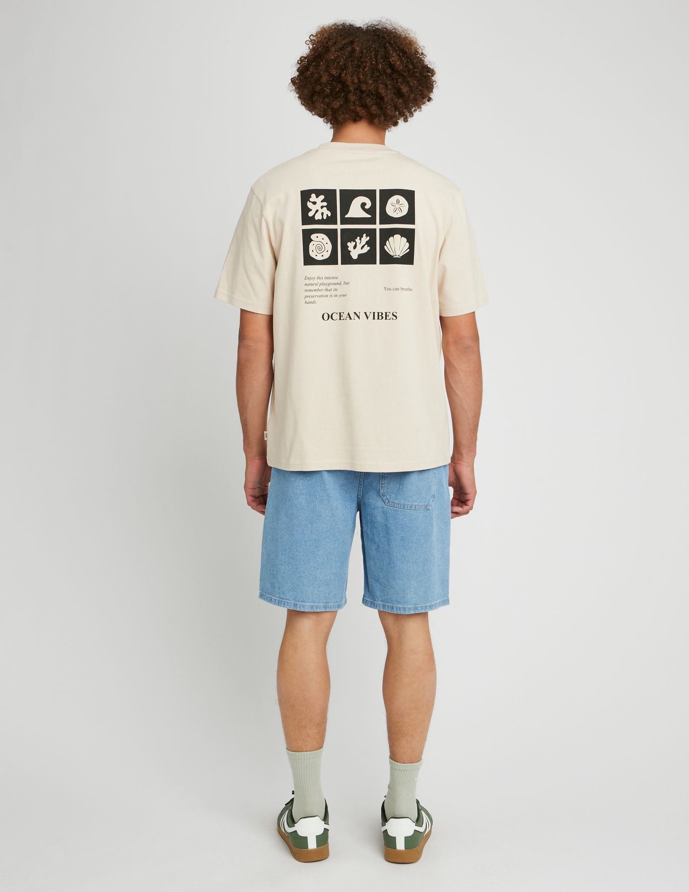 T-shirt imprimé devant dos