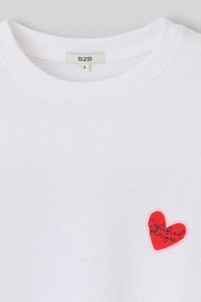 T-shirt imprim&eacute; devant/ dos