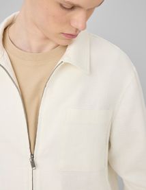 Veste zipp&eacute;e textur&eacute;e