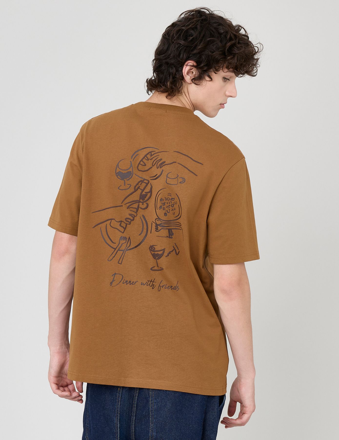 T-shirt imprimé devant dos
