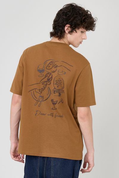 T-shirt imprimé devant dos