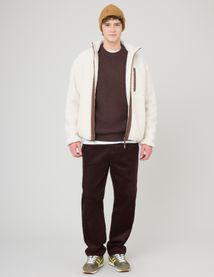 Blouson zippé sherpa