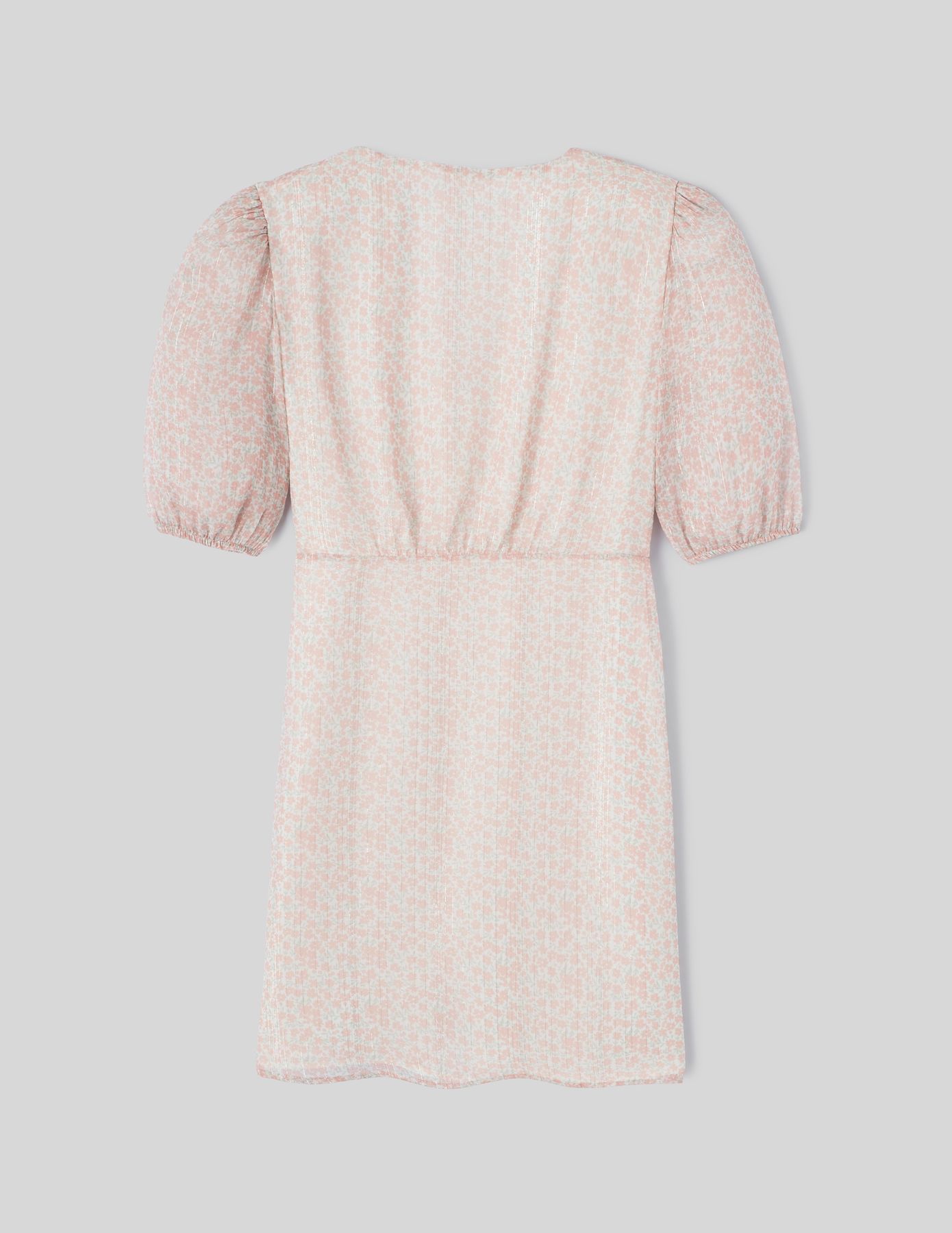 Robe courte imprimée en polyester recyclé