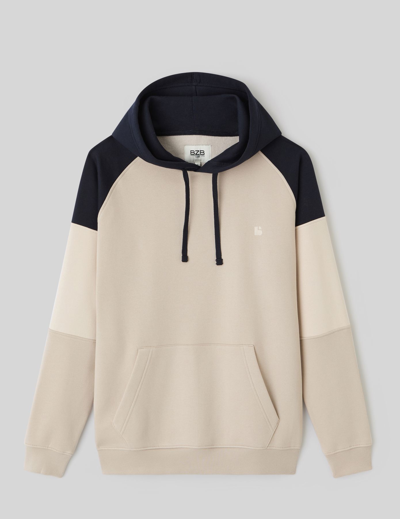 Sweat colorblock à capuche