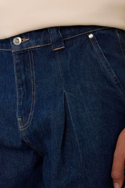 Loose jean ample &agrave; plis