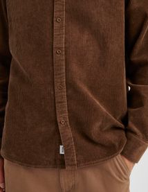 Chemise droite en velours