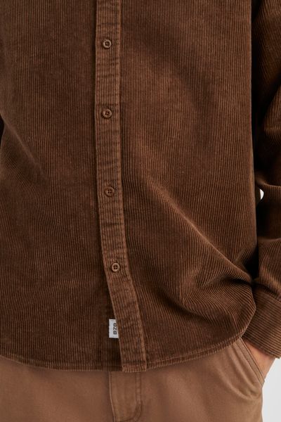 Chemise droite en velours