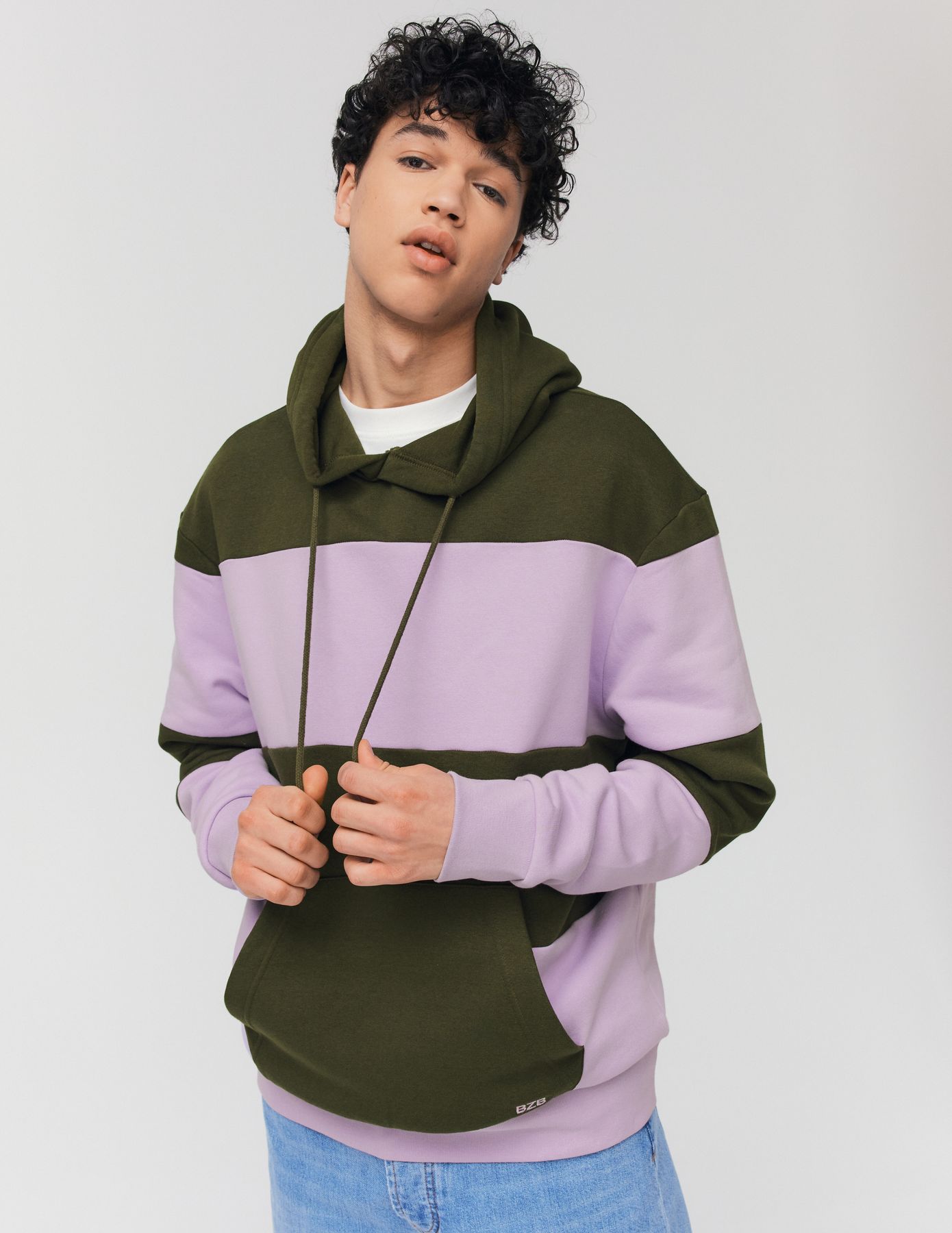 Sweat maxi rayures