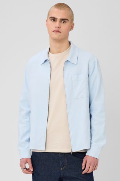 Veste zipp&eacute;e textur&eacute;e