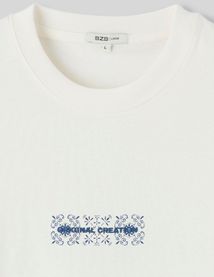 T-shirt imprimé devant dos