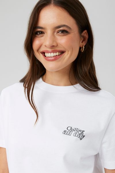 T-shirt imprimé devant/dos