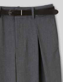 Pantalon large &agrave; pinces