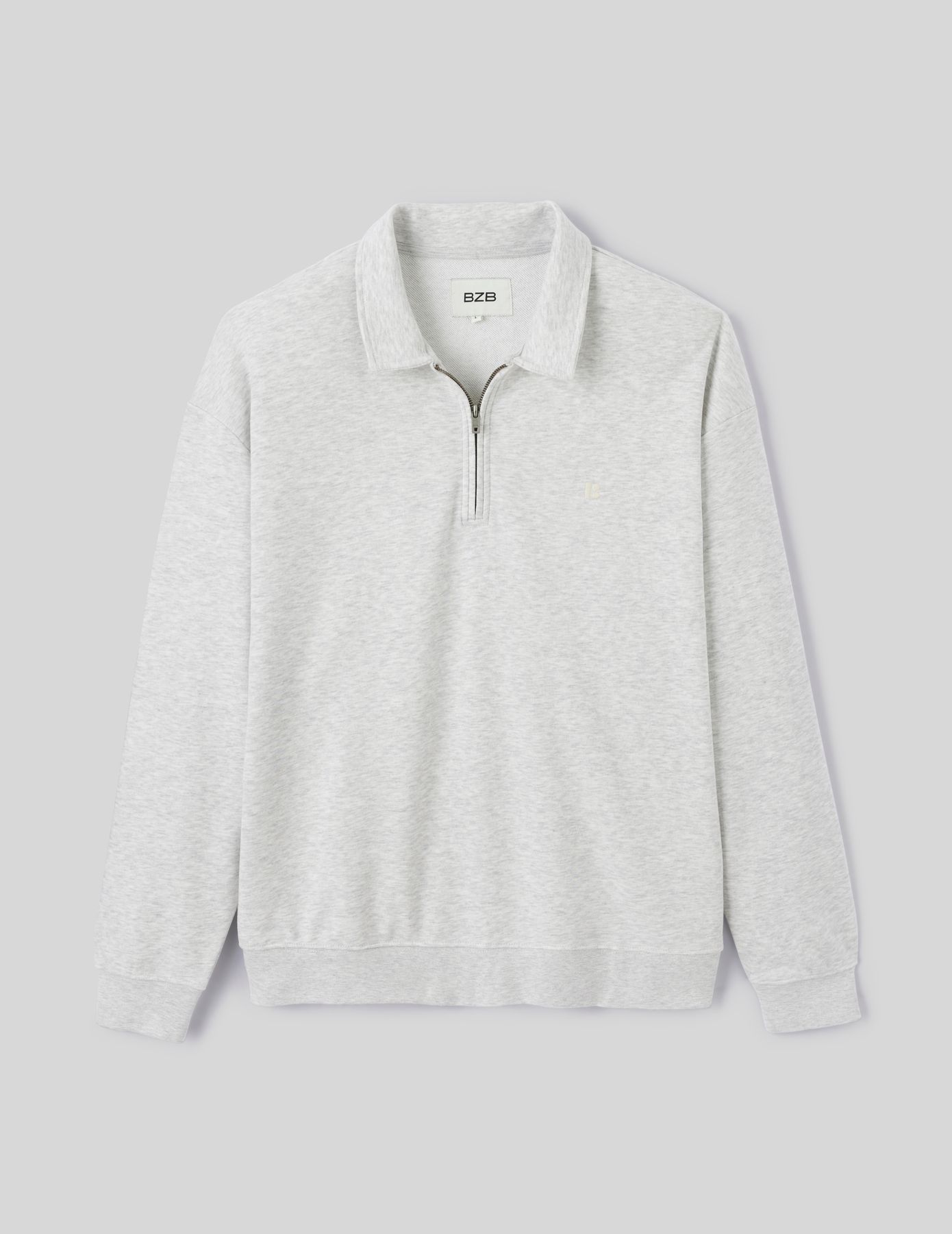 Sweat col polo oversize