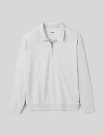 Sweat col polo oversize