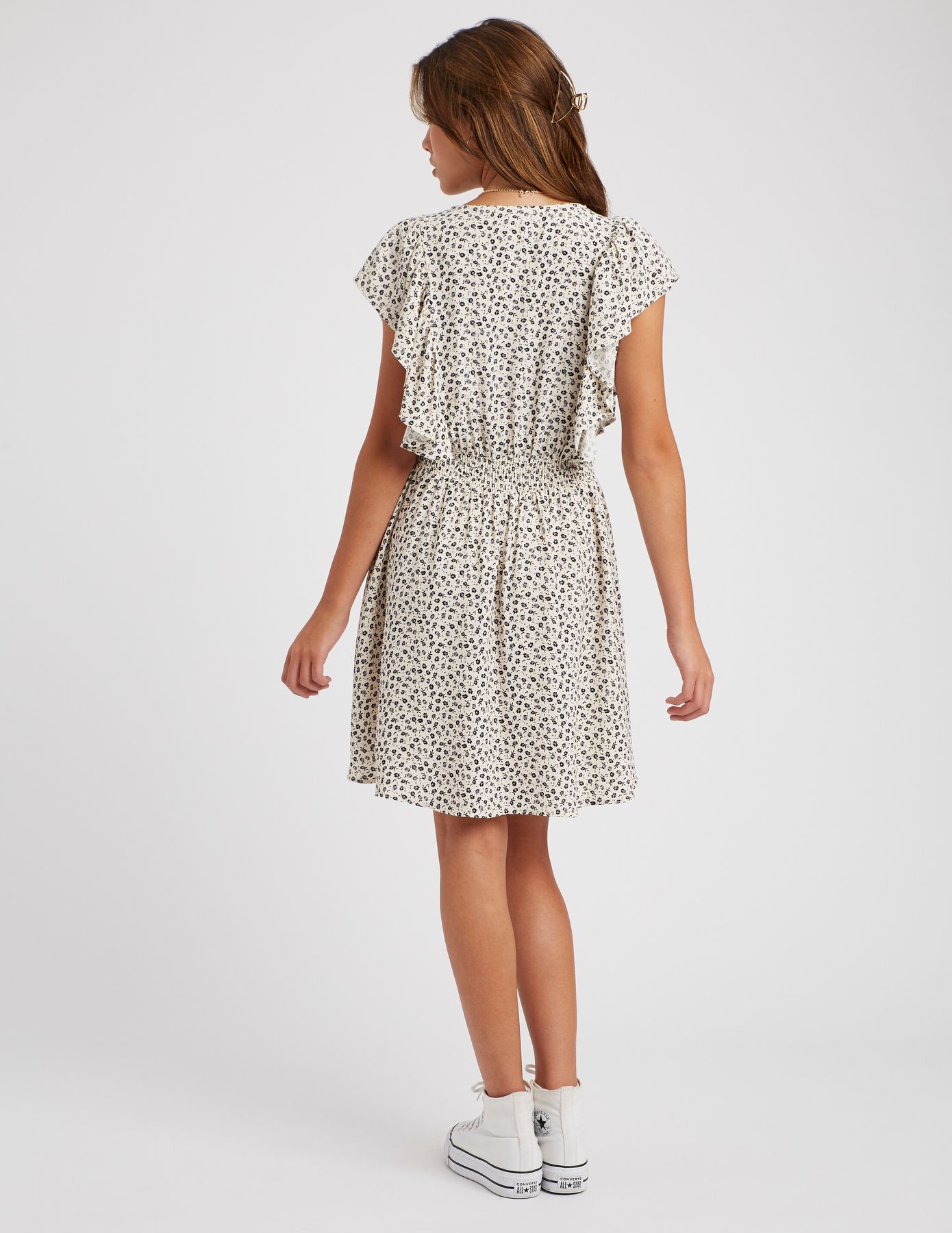 Robe courte imprim&eacute;e