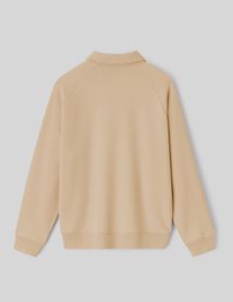 Sweat col polo zipp&eacute;