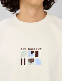 Sweat imprim&eacute; poitrine