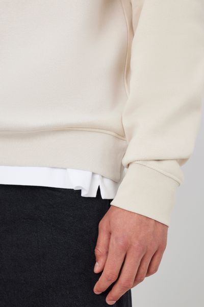 Sweat col polo zippé