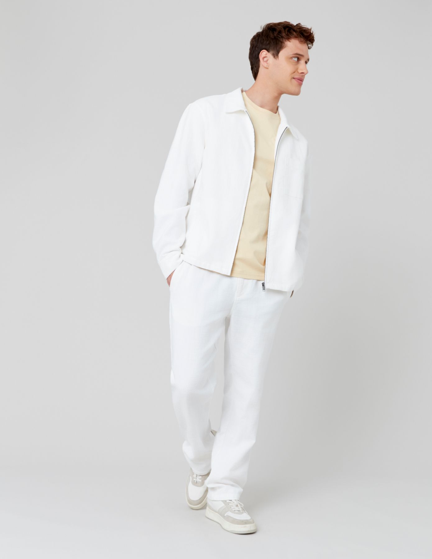 Veste zippée texturée