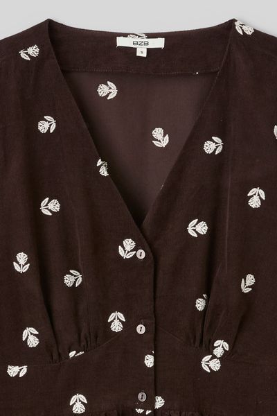 Robe courte imprim&eacute;e
