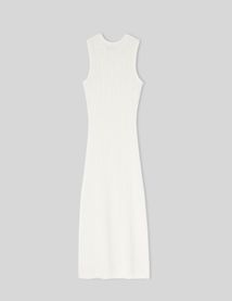 Robe longue en crochet