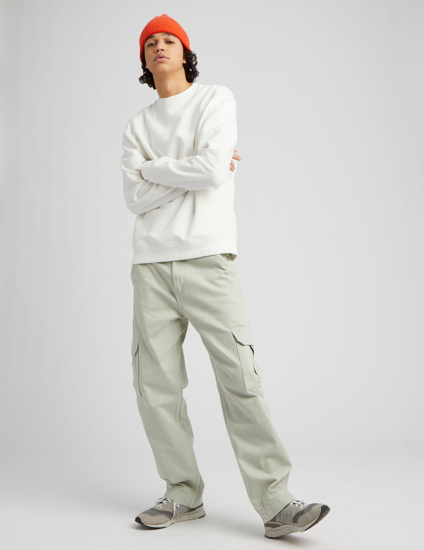 Sweat col rond uni