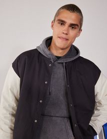 Veste bombers bicolore